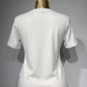 Yazı Baskılı T-Shirt – Beyaz