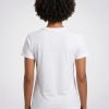 Ayıcık Baskılı Uzun T-Shirt - Beyaz