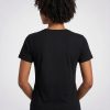 Ayıcık Baskılı Uzun T-Shirt - Siyah