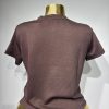 Bisiklet Yaka T-Shirt - Kahverengi