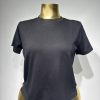 Bisiklet Yaka T-Shirt - Siyah