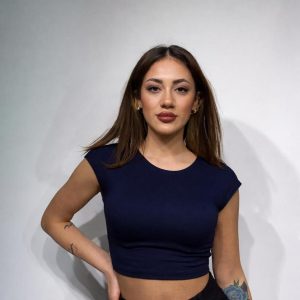 Crop Tişört 2511 – Lacivert