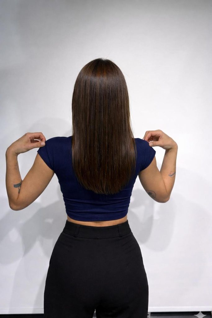 Crop Tişört 2511 - Lacivert