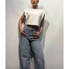 Taşlı Kot Pantolon 5137 - Mavi