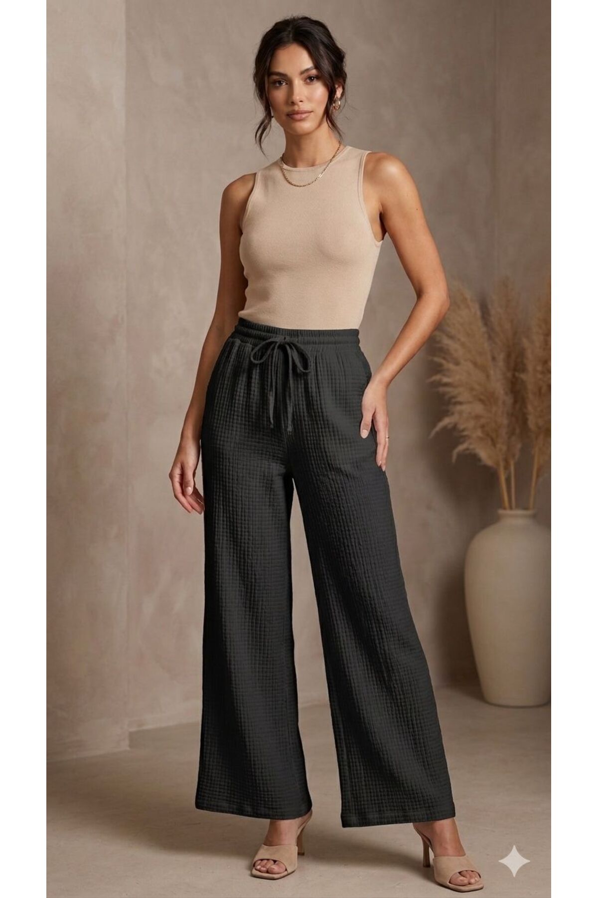 Gipeli Pantalon - Siyah