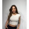 Basic Crop Bluz - Beyaz